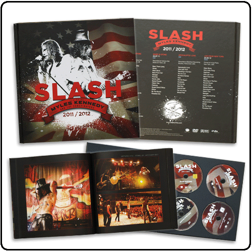 Slash - 2011/2012 - Hardback book with 2 DVDs + 2CDs