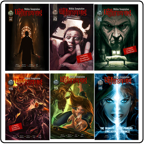 Within Temptation - The Unforgiving, Penance: 6 x Comic Bundle