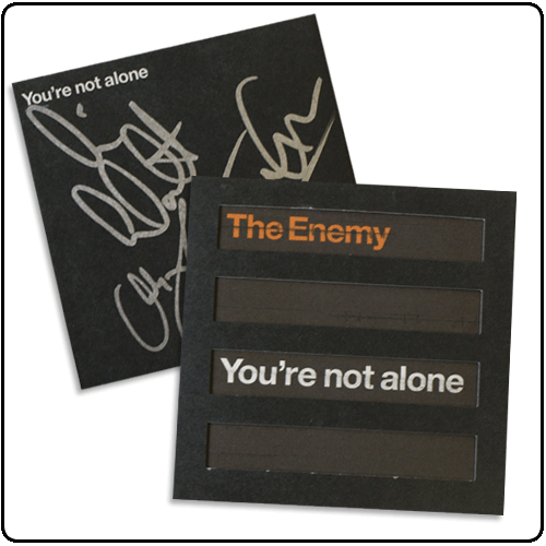 The Enemy - You're Not Alone (Single) SIGNED