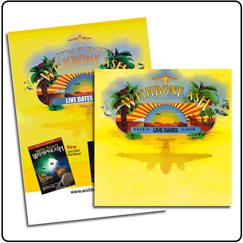 Martin Turners Wishbone Ash - Wishbone Ash/Live Dates - FREE POSTER