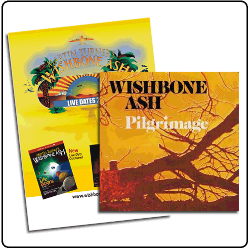 Martin Turners Wishbone Ash - Wishbone Ash/Pilgrimage - FREE POSTER