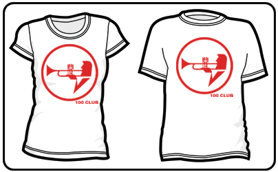 The 100 Club - Big Circle (White)