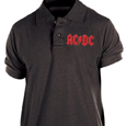 AC/DC : Black Logo Polo Tee