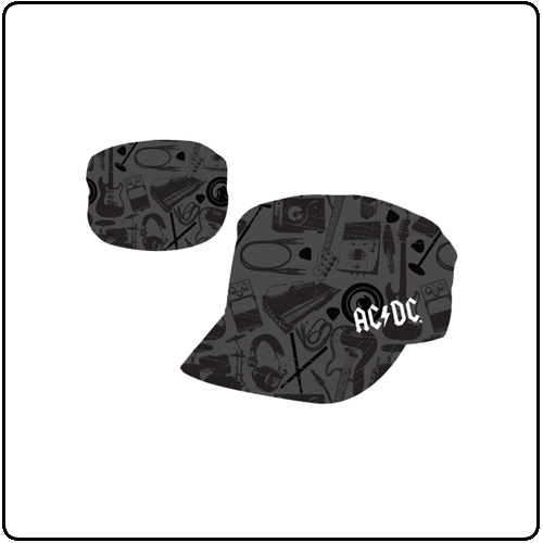 AC/DC - Grey Cadet All Over With Logo