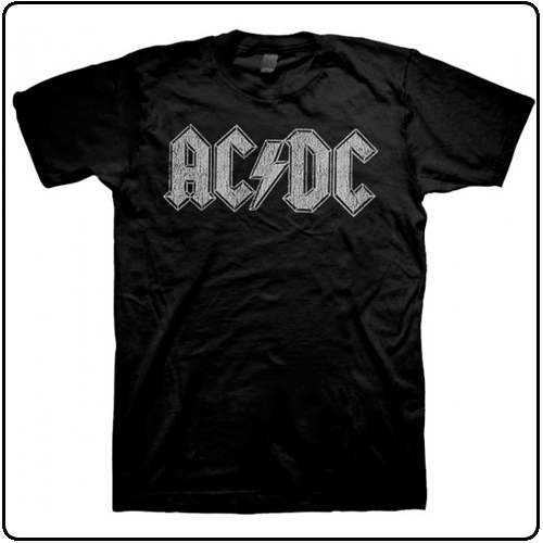 AC/DC - White Logo