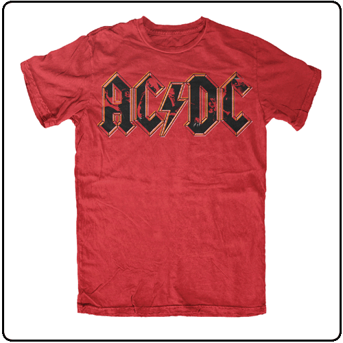 AC/DC - Photo Logo (Red)