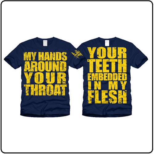 And Hell Followed With - Throat (Blue)