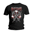 Vampire Skull (Black) (T-Shirt)