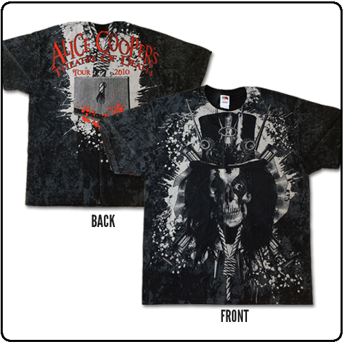 Alice Cooper - Theatre Of Death Tour 2010 - Skull all over