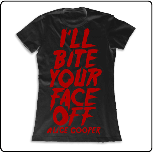 Alice Cooper - Bite Your Face Off - Black (Girls)