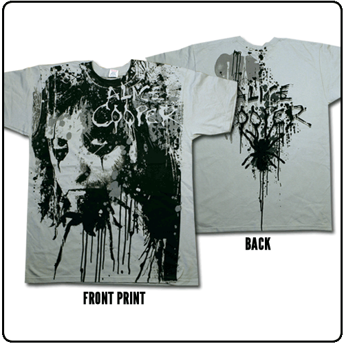 Alice Cooper - Splatter Black & White