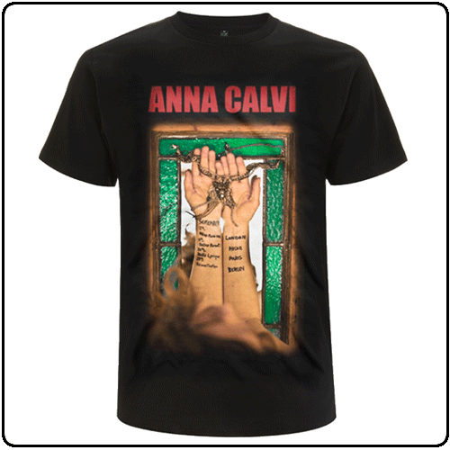 Anna Calvi - Mens Anna Calvi Flyer T-shirt (Black)