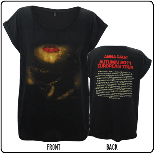 Anna Calvi - Ladies Limited Edition Autumn 2011 Tour T-Shirt (B