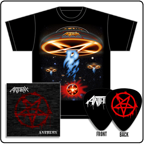 Anthrax - Anthems Smokin - (CD + Pick Bundle)