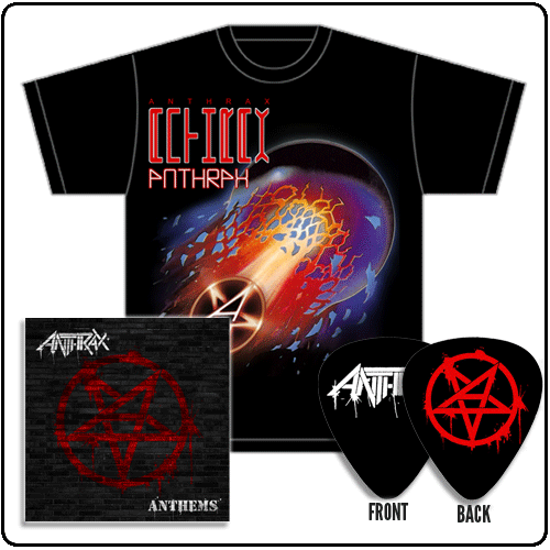 Anthrax - Anthems Keep On Runnin - (CD + Pick Bundle)