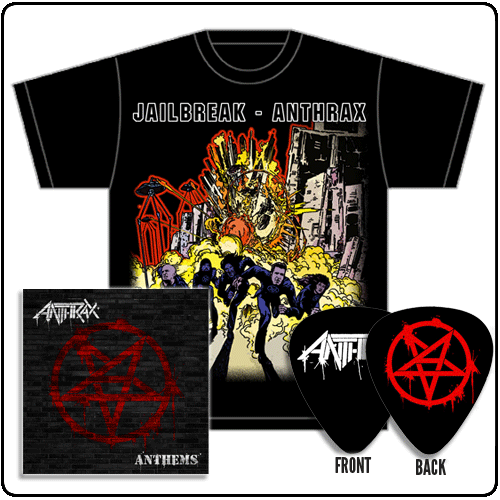 Anthrax - Anthems Jailbreak - (CD + Pick Bundle)