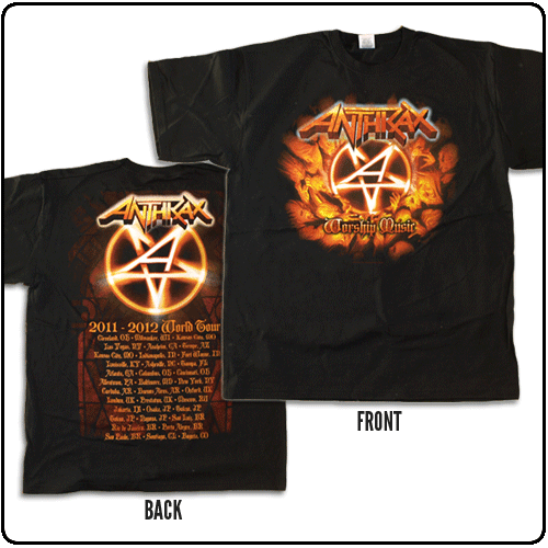 Anthrax - Worship Music Cover - World Tour 2011-2012