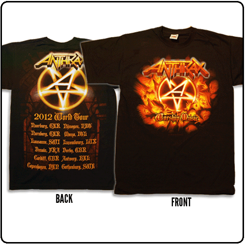 Anthrax - Worship Music Cover - World Tour 2012