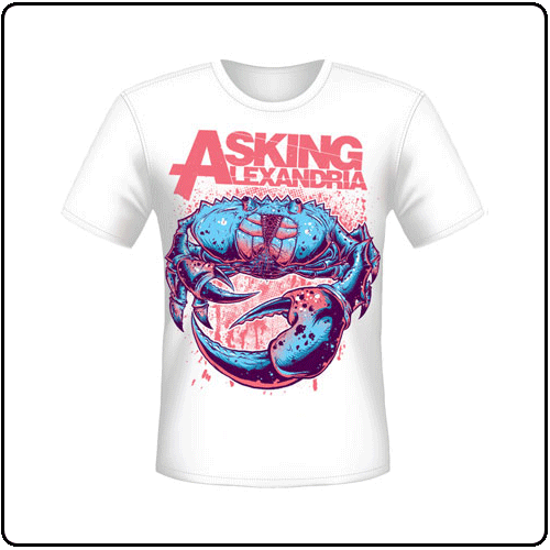 Asking Alexandria - Crab (White)