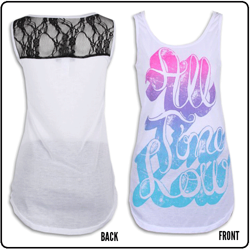 All Time Low - Lace Tank Top (Girls)