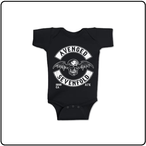 Avenged Sevenfold - Deathbat Baby Onesie