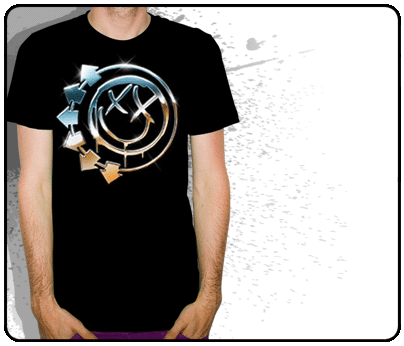 Blink 182 - Chrome Smiley **