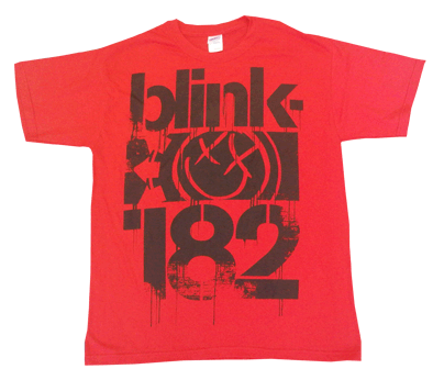 Blink 182 - Three Bars (Jumbo Print Red)