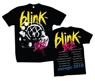 Blink 182 - Splat Tour (Black)