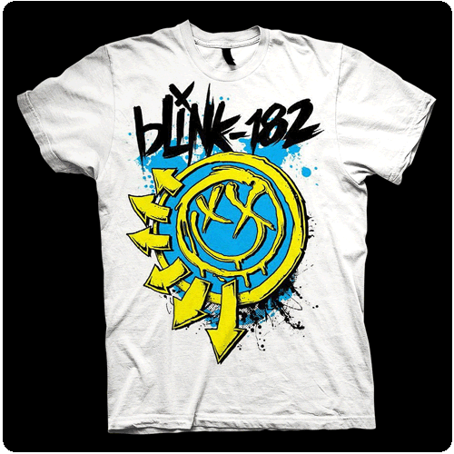 Blink 182 - Smiley 2.0 (White)