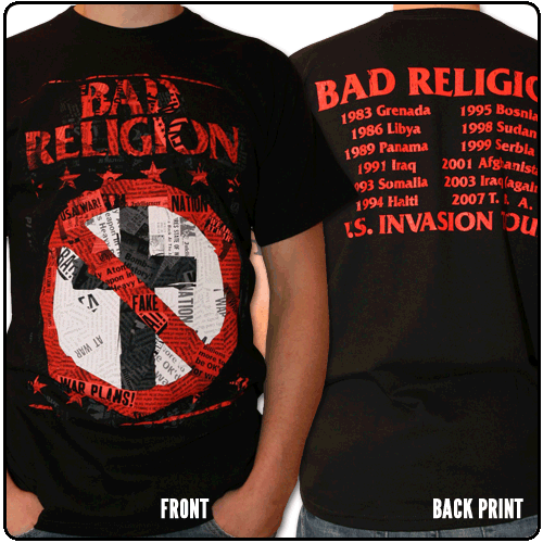 Bad Religion - Newsprint Cross Buster