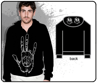 The Banner - Wolf White Print (Zip)