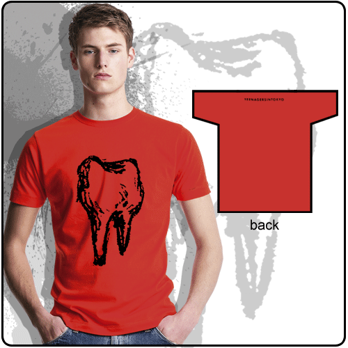 Back Yard Recordings - Teenagers In Tokyo - Tooth (Black/Red)