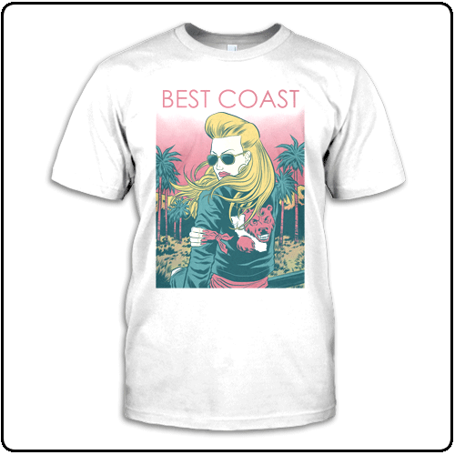 Best Coast - Crop Top (White)