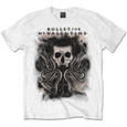 Snakes & Skull (White) (T-Shirt)