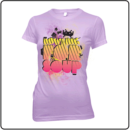 Bowling For Soup - Space Invaders (Girls Orchid babydoll)
