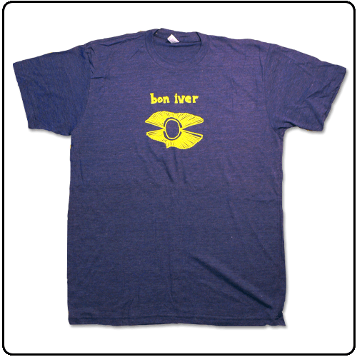 Bon Iver - Logo - navy (mens)