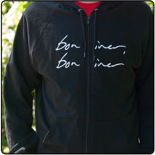 Bon Iver - Autograph - Black (Zipped)