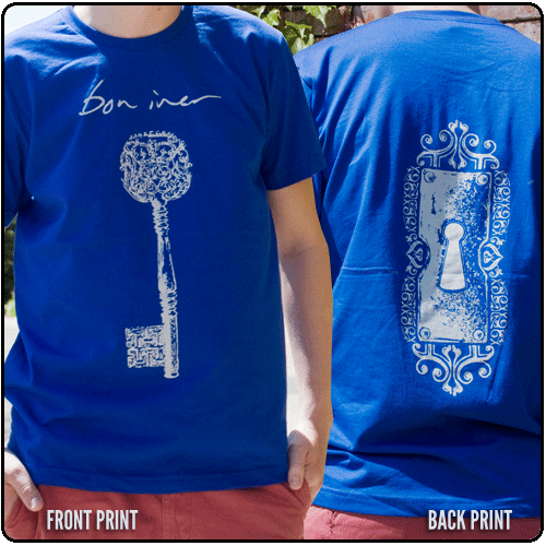 Bon Iver - Key (Mens) - Continental T-Shirt