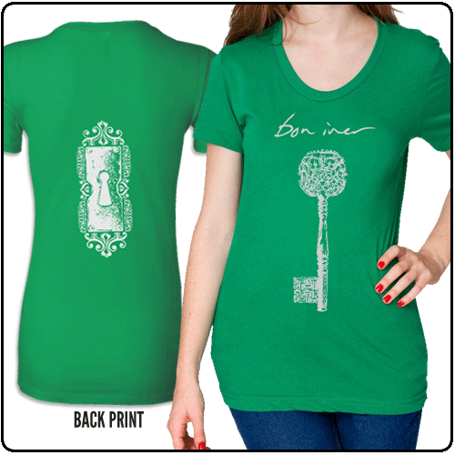 Bon Iver - Key (Girls) - Continental T-Shirt