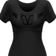 Black Veil Brides : Rebel Wings - T-Shirt Dress