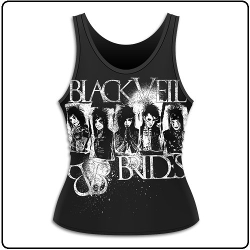 Black Veil Brides - Stripes - Girls vest