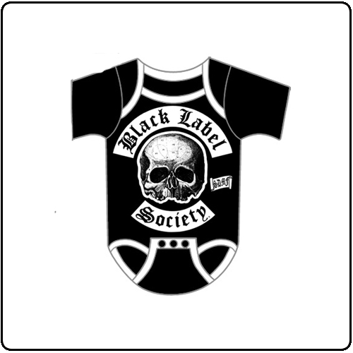 Black Label Society - Skull Onesie
