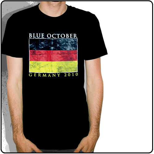 Blue October - German Flag 2010 (Black)