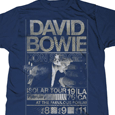 David Bowie : Isolar Tour 1976 - Navy Slim Fit (XXL Only)