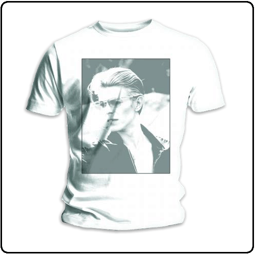 David Bowie - Photograph - Profile Framed (White)