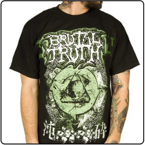 Brutal Truth - Green Skulls