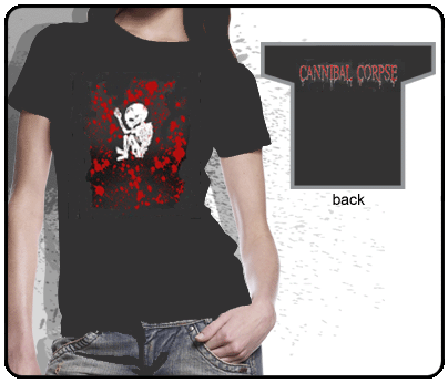 Cannibal Corpse - Foetus Blood Splatter (Girls)