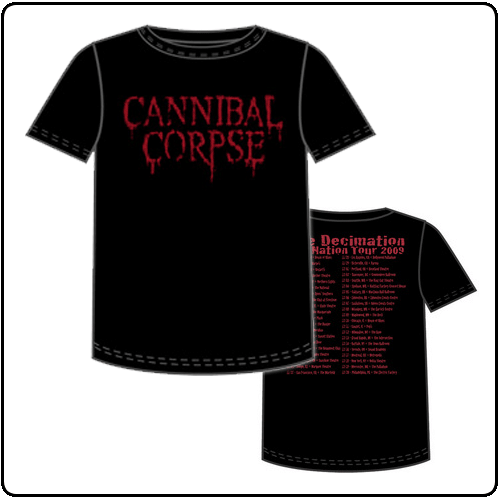 Cannibal Corpse - Corpse Logo Dates