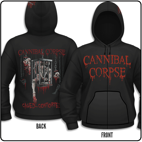 Cannibal Corpse - Caged Contorted Zip Hoodie