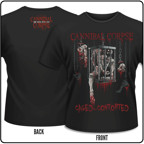 Cannibal Corpse - Caged Contorted Tee